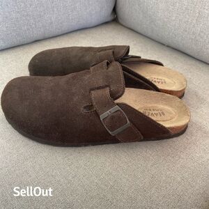 Beaver Creek Unisex Brown Suede Clogs Slip-On Comfort Casual Shoes